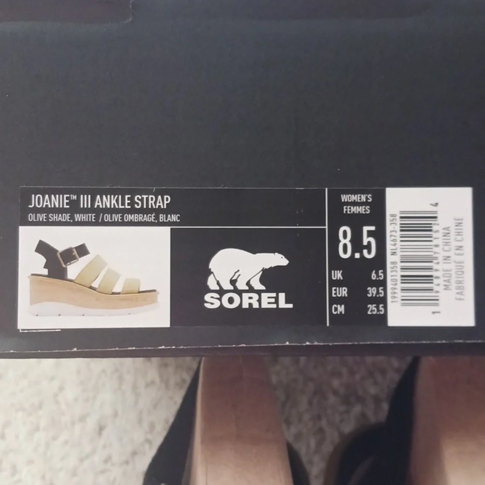 Sorel Joanie III Sandal, Size 8.5, NIB - Picture 5 of 5